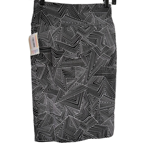 LulaRoe Cassie Pencil Skirt Stretchy High Wide Waist  Adjustable Sizes S-M 6-8 - Picture 1 of 11